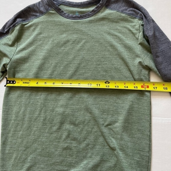 Crewcuts Green & Gray Long Sleeve top - Picture 6 of 7